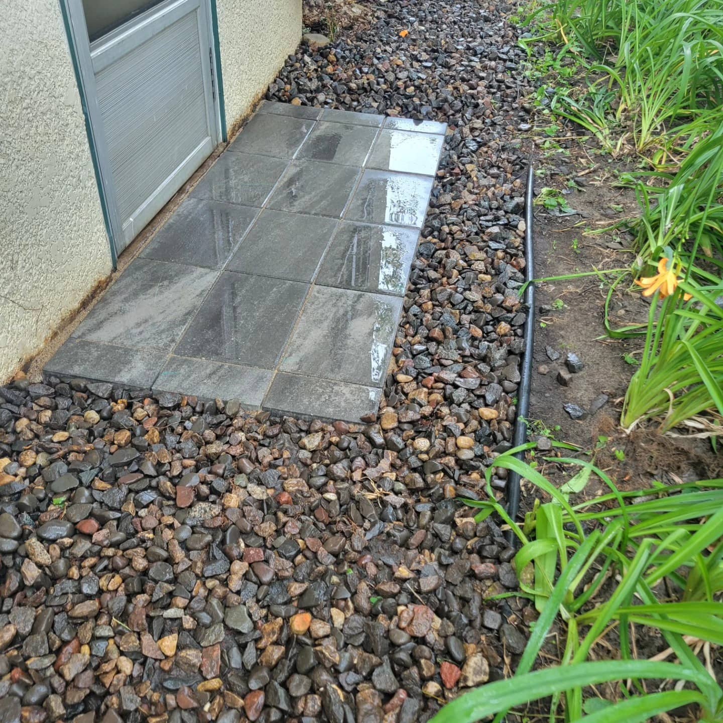 paved entrance
