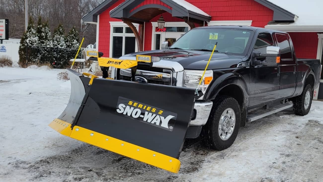 Chaparritos Landscaping snow removal truck